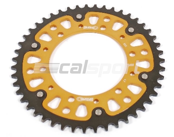855-47 - Supersprox Stealth Sprocket, Anodised Alloy, Gold Centre, 47 teeth