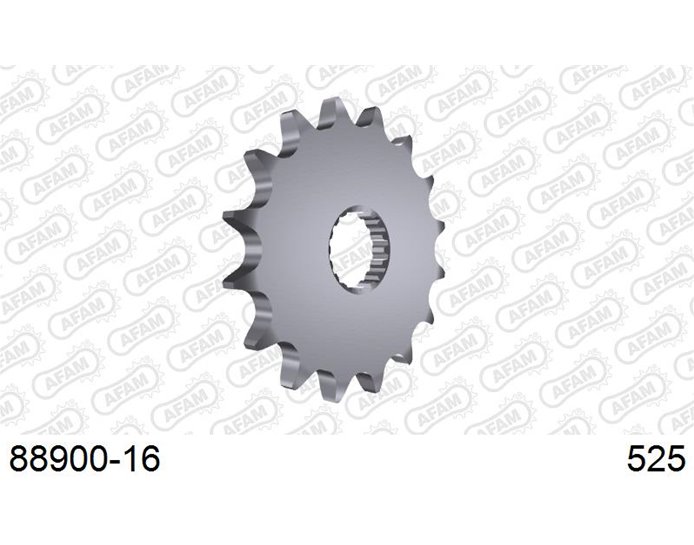 AFAM Front Sprocket, 525 (OE pitch), Steel, XC - 16T (orig size)