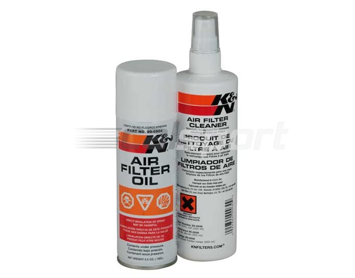 K&N Air Filter Care Kit - Aerosol (Cleaner & Oil)