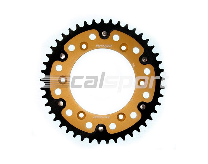 Supersprox Stealth Sprocket, Anodised Alloy, Gold Centre, 45 teeth