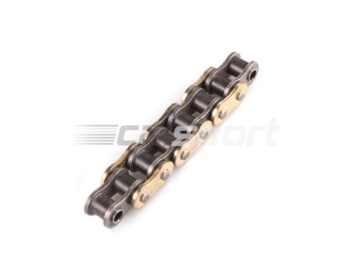 AFAM Premium XS-ring reinforced, 428, Gold,  not Legacy wire wheel model,ABS -  130 links (orig len) for sprockets 14/52 15/48 16/48, other lengths available