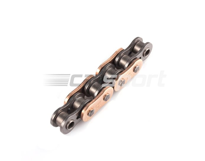 A520XHR2-G-120L - AFAM Premium XS-ring Hyper reinforced, 520, Gold, Kit config 2 -  120 links (orig len) for sprockets 15/44-45 16/43-45 17/43-45, other lengths available