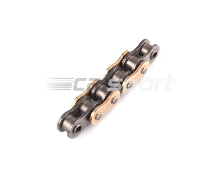 AFAM Premium XS-ring super reinforced, 520, Gold, GSR 750 A ABS only,Non ABS -  112 links (orig len) for sprockets 13/42-45 14/41-44 15/41-43 16/40-42 17/40-42, other lengths available