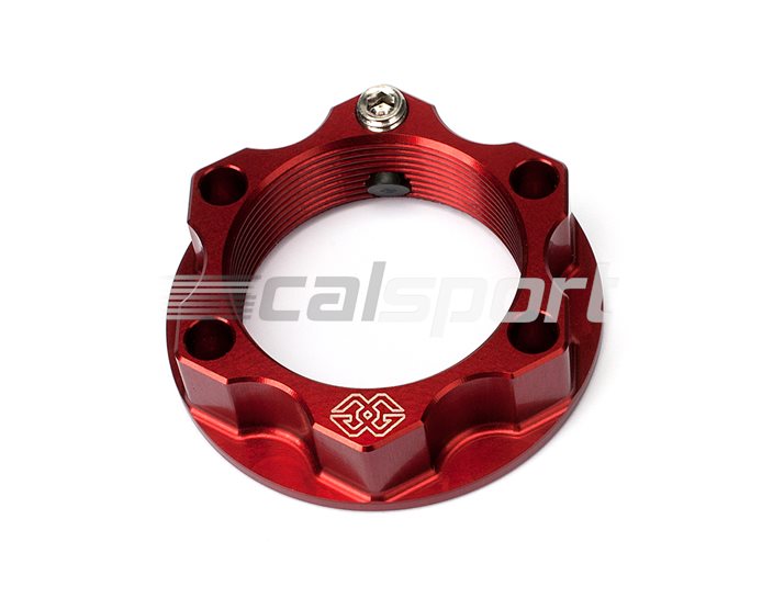 ACMA-24-10-R - Gilles Anodised Alloy Locking Top Yoke Nut - Red (Other Colours Available)