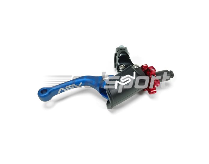 BDC605PX-B - ASV C6 Forged MX Unbreakable Drum Brake Lever inc Pro Perch, Blue  -  This is a shorter length lever