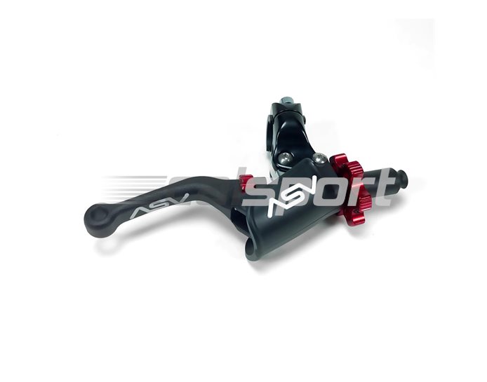 ASV C6 Forged MX Unbreakable Drum Brake Lever inc Pro Perch, Black  -  This is a shorter length lever