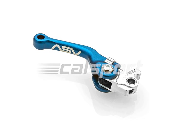 BDC616-SB - ASV C6 Forged MX Unbreakable Brake Lever, Blue  -  This is a shorter length lever