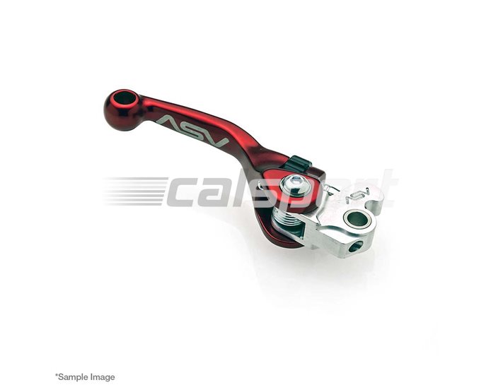 ASV F4 Forged Short MX Unbreakable Brake Lever, Red - Brembo