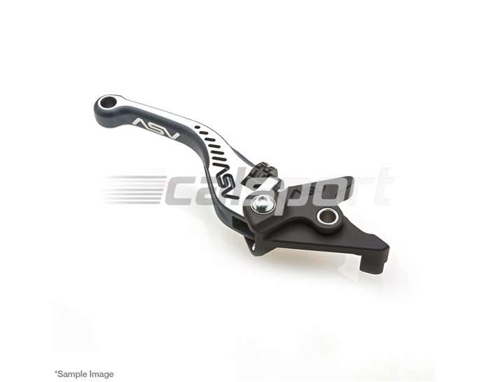 BRC550-SGYBC - ASV C5 Brake Lever, Short, Dual Colour, Grey - Silver Satin Textured Finish, other colours available