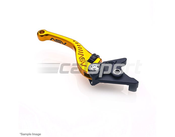 BRF370-SG - ASV F3 Brake Lever, Short, Gold Gloss Finish (other colours available) - nonadjustable stock lever