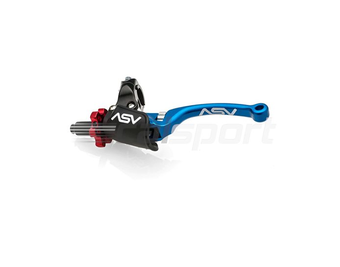 CDC606PX-B - ASV C6 Billet Clutch Lever Blue, with ASV Pro Rotator Perch  -  Electric start models require interlock switch to be bypassed.