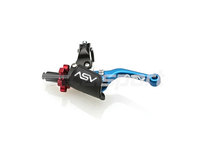 CDC606PX-SB - ASV C6 Billet Short Clutch Lever with ASV Pro Rotator Perch, Blue  -  Electric start models require interlock switch to be to be bypasseded.