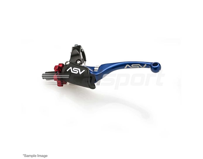 CDF406PX-B - ASV F4 Forged Clutch Lever Blue, with ASV Pro Rotator Perch  -  Electric start models require interlock switch to be bypassed.