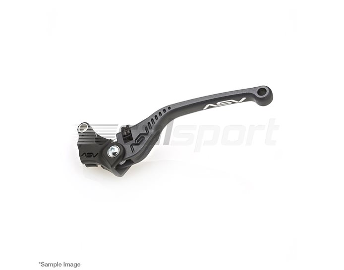 CRC570-GY - ASV C5 Clutch Lever , Regular Length, Grey Satin Textured Finish - non-adjustable stock clutch lever
