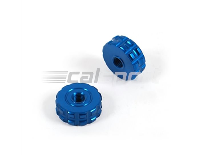 WSR02-B - ASV Thumb Wheel Adjuster Roller  -  Pair, Blue