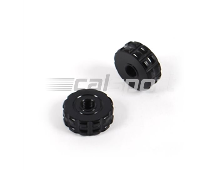 WSR01-K - ASV Thumb Wheel Adjuster Roller - Pair, Black