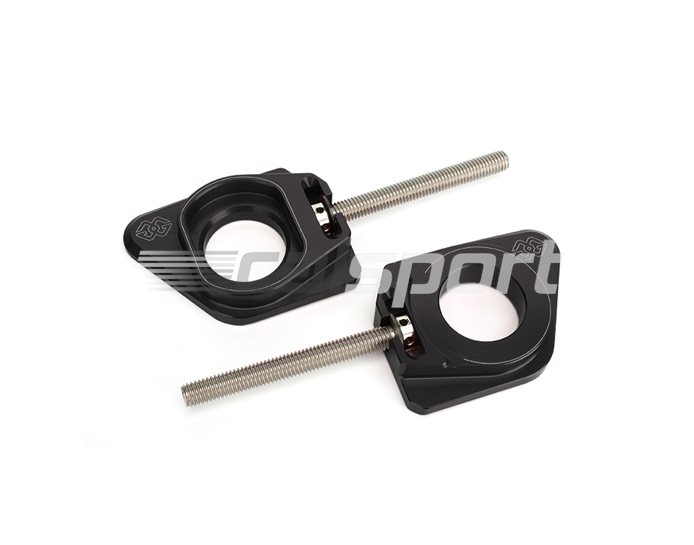 AXB-K46-B - Gilles AXB Chain Adjusters - Black - (Not compatible with M1000RR model)