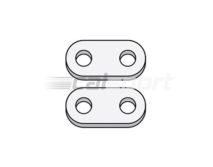 BAG-4014-38MM - National Cycle 38mm Adjustment Plates - Electropolished Stainless Steel (For Use With Comfort Bars)