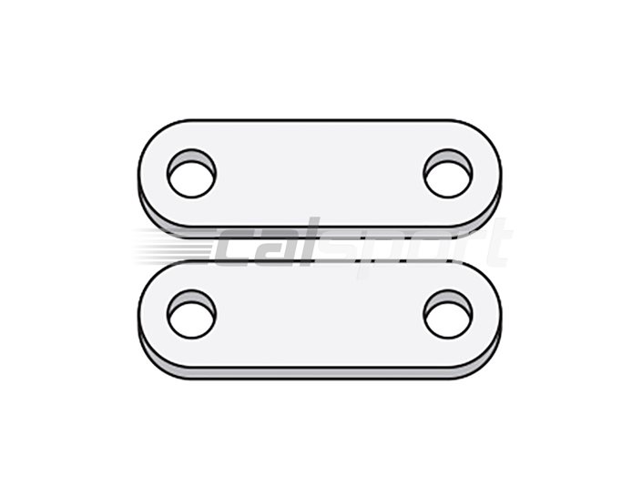 BAG-4014-76MM - National Cycle 76mm Adjustment Plates - Electropolished Stainless Steel (For Use With Comfort Bars)