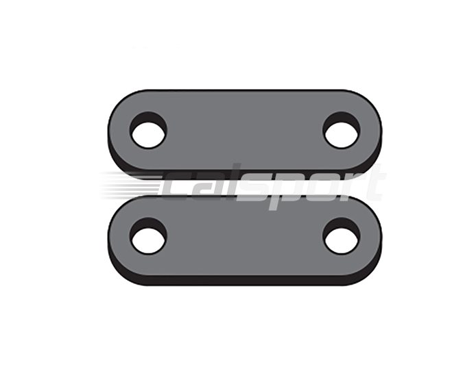 BAG-4015-76MM - National Cycle 76mm Adjustment Plates - Black Stainless Steel (For Use With Comfort Bars)