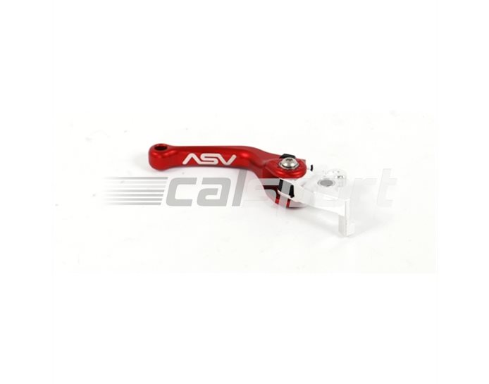 BDC627-SR - ASV C6 Forged MX Unbreakable Brake Lever, Red  -  Formula This is a shorter length lever