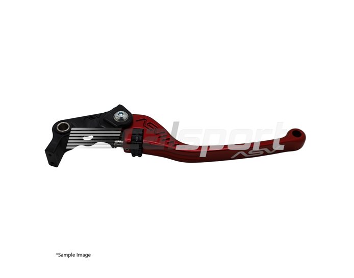 ASV F3 Brake Lever , Regular Length, Red Gloss Finish, other colours available - nonadjustable stock lever