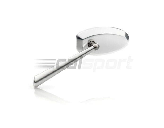BS080A - Rizoma Dynamic Mirror, Silver - Sold individually. Fairing mirror adapter BS772B required.