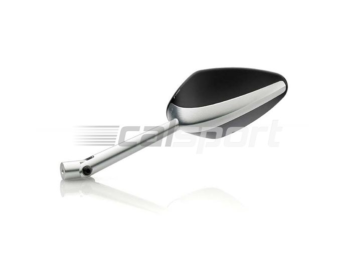 BS206A - Rizoma Veloce Mirror, Silver (other colours available) - Sold individually. Mirror adapter BS713B required.