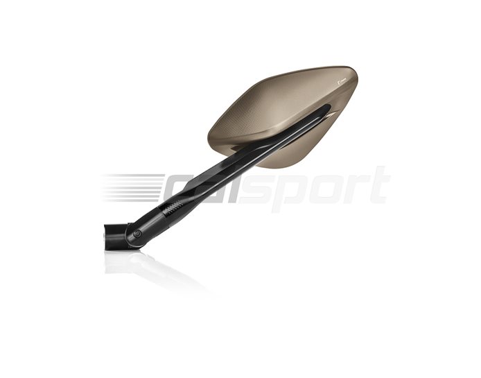 BS322Z - Rizoma Namic Mirror, Bronze, other colours available - Sold individually. Fairing mirror adapter BS792B required.