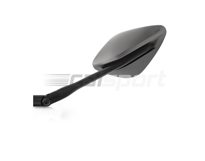 BS324D - Rizoma Namic Street Mirror, Left, Grey, other colours available - Sold individually. Mirror adapter BS714B required.