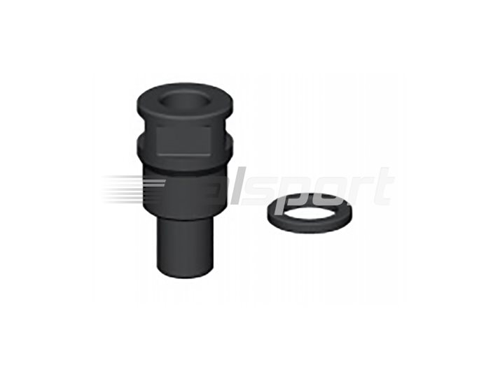 Rizoma `One` Mirror Adapter, Black - to fit Rizoma `One` mirror only, 1 needed per mirror.