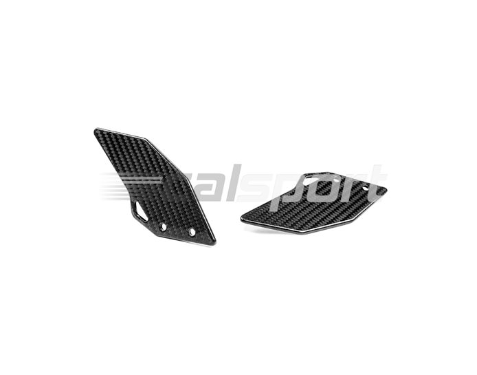Gilles Optional Carbon Heelguards - For Use With MUE2 Rearset Kit
