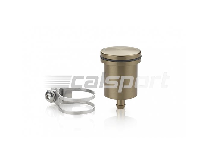 CT015Z - Rizoma Fluid Reservoir, Remote mounting, round cylinder, no window - 12cm3, rear brake, clamp fitting included