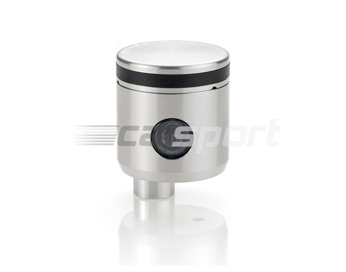 CT029A - Rizoma Fluid Reservoir, Integral mounting, round cylinder, small window, 20cm3, Silver - 17cm3