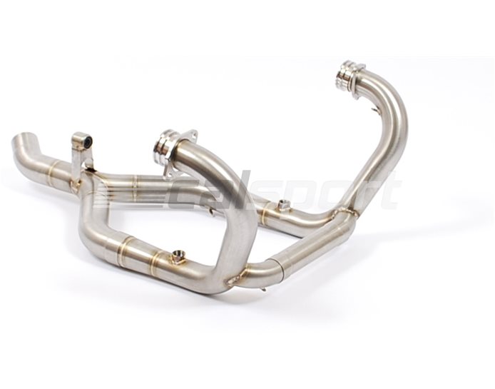 E-B12R2 - Akrapovic Complete Stainless Header Set Eliminates Cat Conv. (Can Also Be Used With OE Silencer)