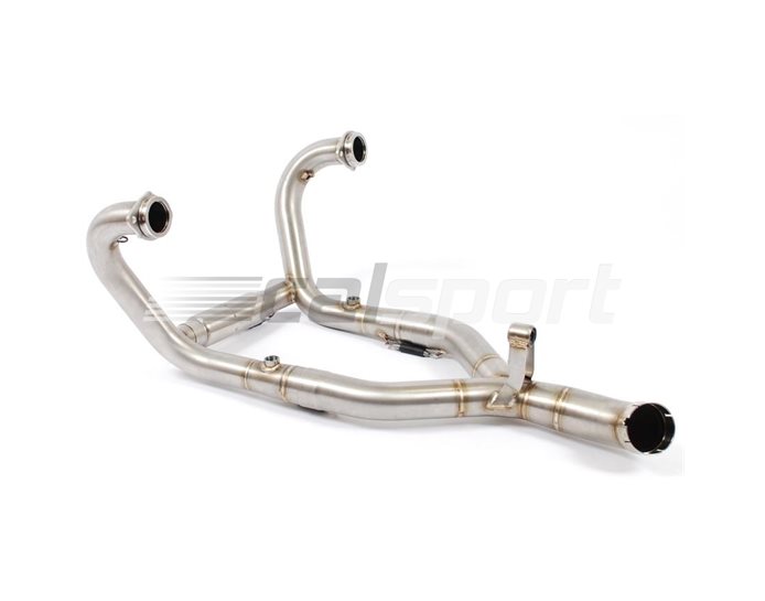 E-B12R3 - Akrapovic Complete Stainless Header Set Eliminates Cat Conv. - Can Also Be Used With OE Silencer (Not 30th Anniversary Model)