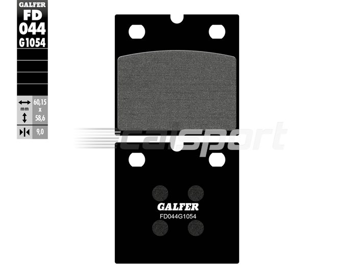 FD044-G1054 - Galfer Brake Pads, Front, Semi Metal
