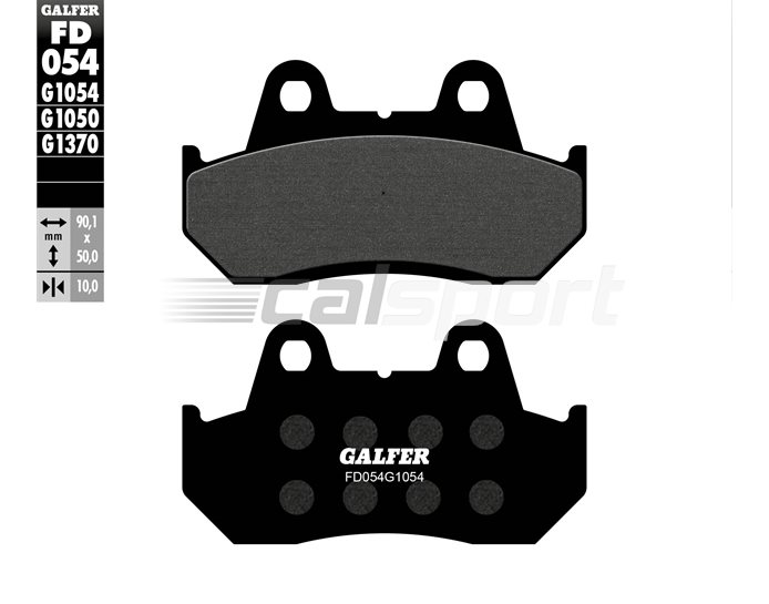 Galfer Brake Pads, Front, Semi Metal - only SC/CUSTOM