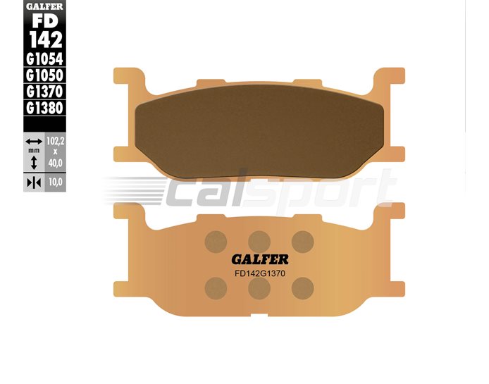 FD142-G1370 - Galfer Brake Pads, Front, Sinter Street