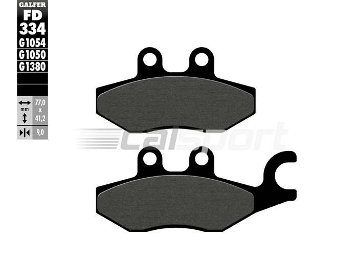 FD334-G1050 - Galfer Brake Pads, Front, Scooter - only RIGHT