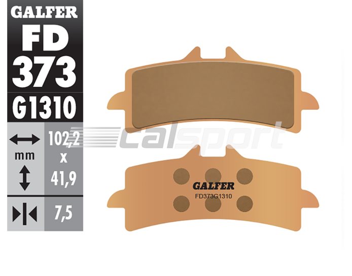 FD373-G1310 - Galfer Brake Pads, Front, Sinter Race - FACTORY,RR