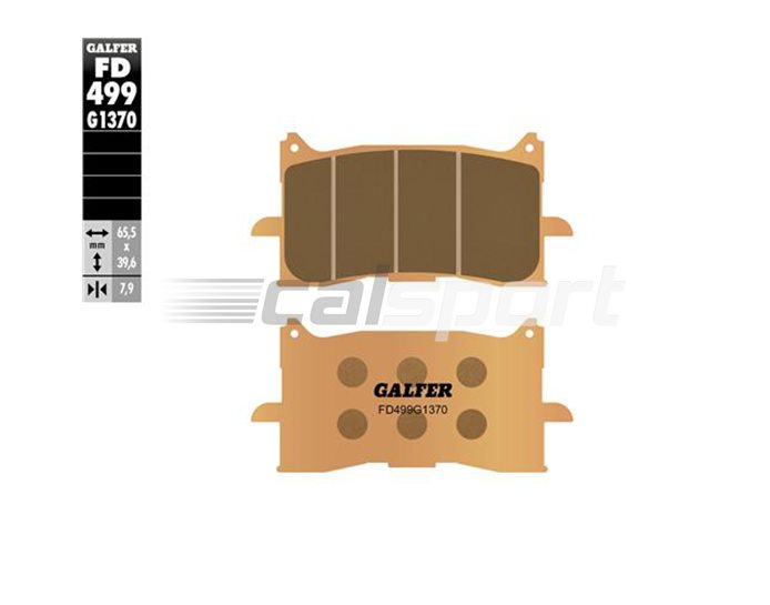 FD499-G1370 - Galfer Brake Pads, Front, Sinter Street