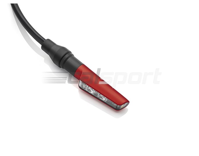 FR111R - Rizoma Indicator  CORSA L (inc front running), Red, other colours available - wiring adapters recommended
