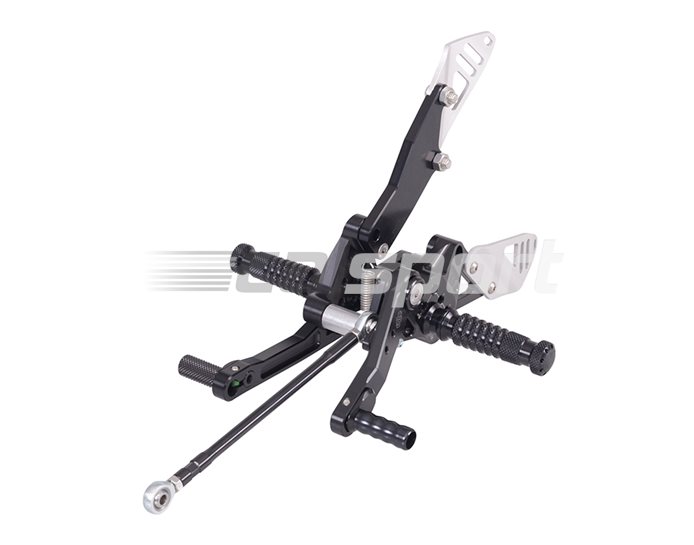 FXR-Y03-B - Gilles FX Racing Rearset Kit - Black - Conventional & Reverse Shift Possible