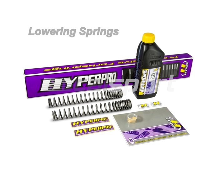 Hyperpro Fork Spring Kit - Lowers bike by 20mm ALSO FITS ESA MODELS