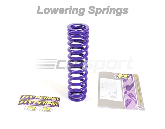 Hyperpro Front Shock Spring, Purple (available in Purple or Black) - Lowers bike by 30mm FITS MODELS WITH ESA (Showa Shocks)