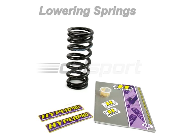 SP-BM08-SSB030-B - Hyperpro Shock Spring Kit, Black, available in Purple or Black - Lowers bike by 50mm ALSO FITS ESA MODELS (Side & centre stand must be shortened