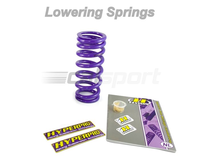 Hyperpro Shock Spring Kit, Purple, available in Purple or Black - Lowers bike by 20mm ALSO FITS ESA MODELS