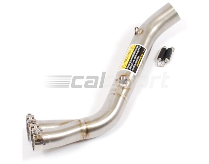 Akrapovic Optional Link Pipe (Cat Eliminator) - For use with road legal silencer (Refuelling Module Required)