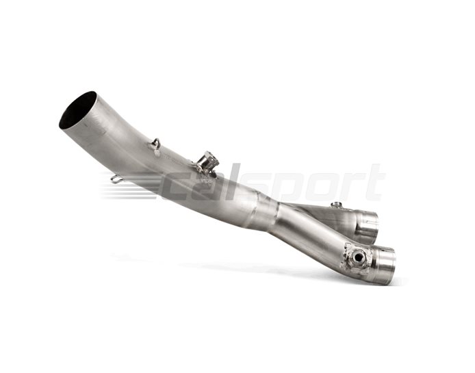 Akrapovic Titanium De-Cat Link Pipe - For Use with TRACK-DAY silencer (RE-FUELLING MAP REQUIRED)